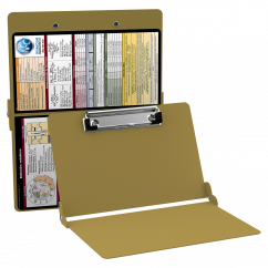  WhiteCoat Clipboard® - Tactical Brown Edición médica